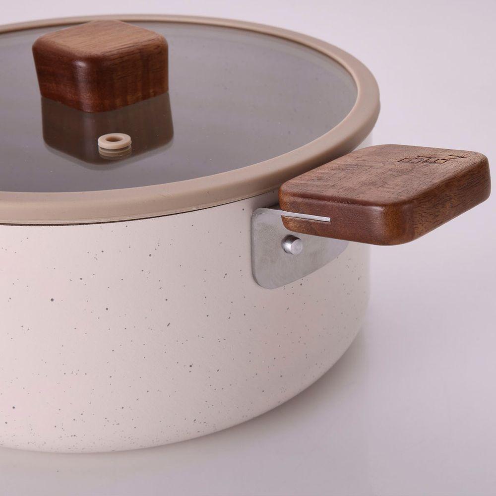 Caçarola 20cm/2,6l - Alumínio Forjado Com Revestimento Cerâmico Bien Neoflam Bege - 4