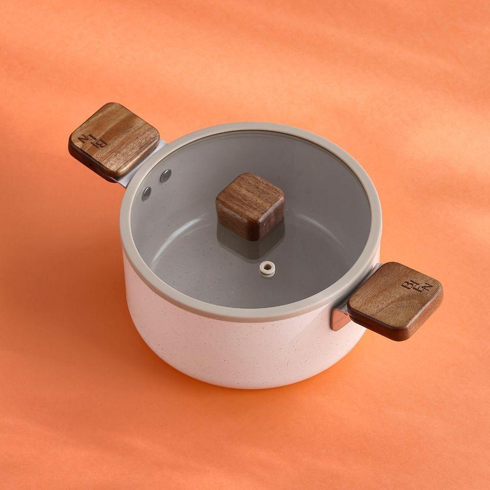 Caçarola 20cm/2,6l - Alumínio Forjado Com Revestimento Cerâmico Bien Neoflam Bege - 8