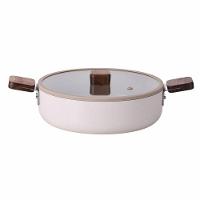 Caçarola Rasa 24cm/2,5l Alumínio Forjado Com Revestimento Cerâmico Bien Neoflam Bege - 1