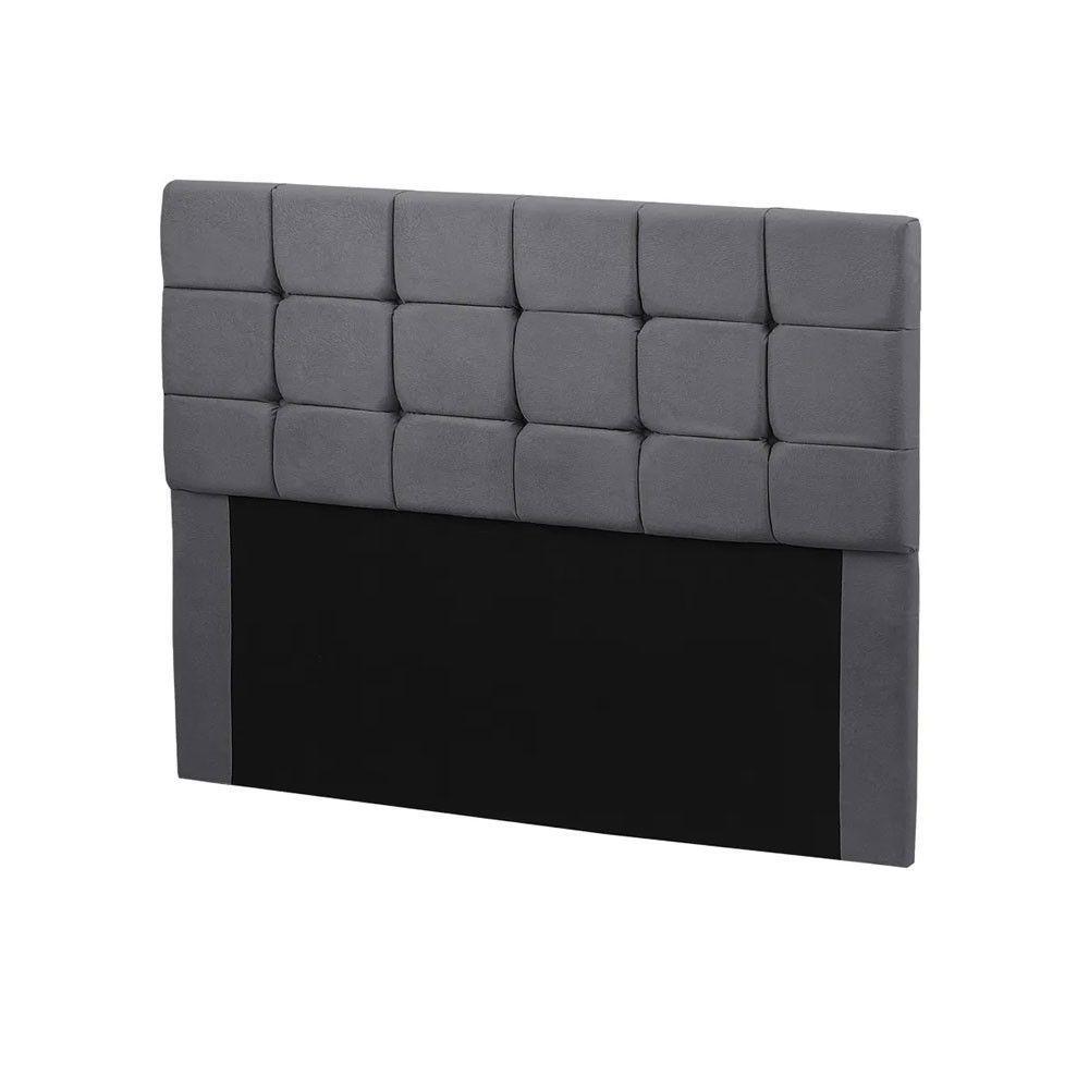 Cabeceira Cama Box Queen 1,60 Julia Sued Chumbo Star Confort Chumbo - 3