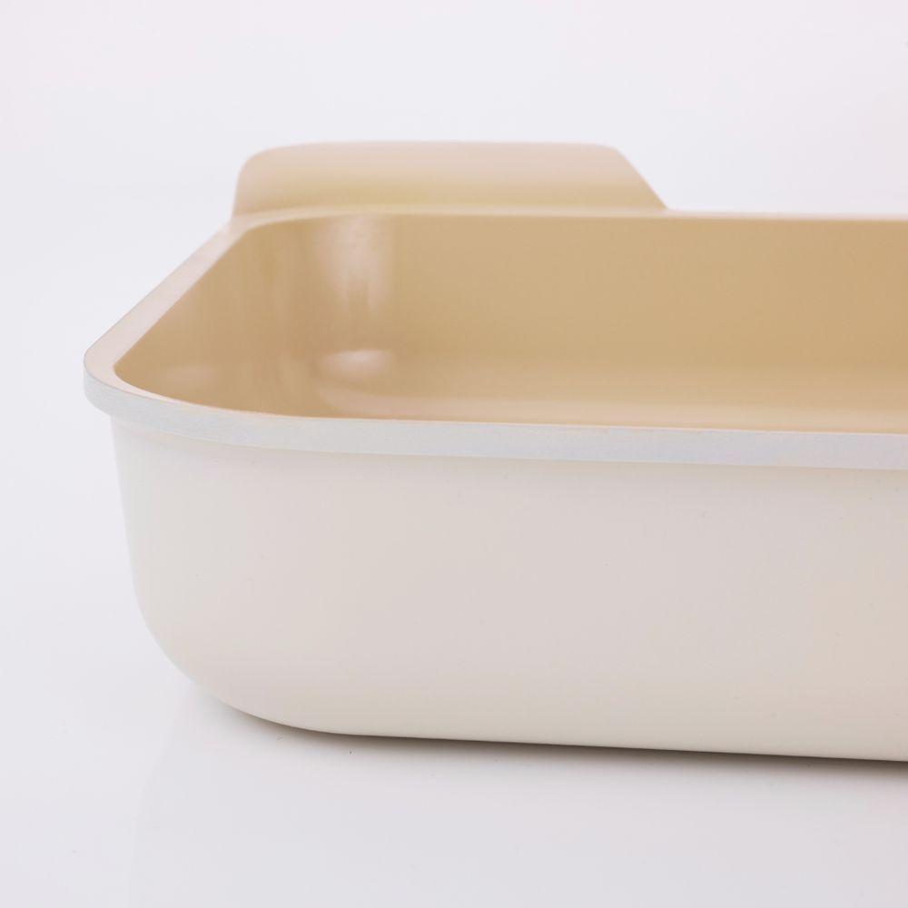 Assadeira 397x316mm/6l - Neoflam, Pérola, Alumínio Injetado, Revestimento Cerâmico Fika - 5