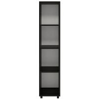 Estante Livreiro 4 Nichos Marselha - Preto - 1