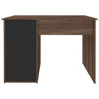 Escrivaninha Mesa Office Com Gaveta E Armário Hall Ipê-preto - 3