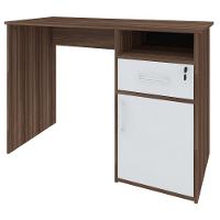 Escrivaninha Mesa Office Com Gaveta E Armário Hall Ipê-branco - 10