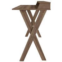 Escrivaninha Multiuso Retrô Mesa Tipo Cavalete Itália Nogal - 3