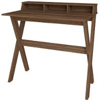 Escrivaninha Multiuso Retrô Mesa Tipo Cavalete Itália Nogal - 8