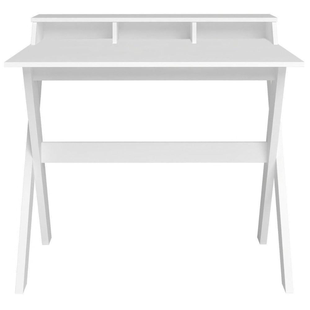 Escrivaninha Multiuso Retrô Mesa Tipo Cavalete Itália Branco - 7