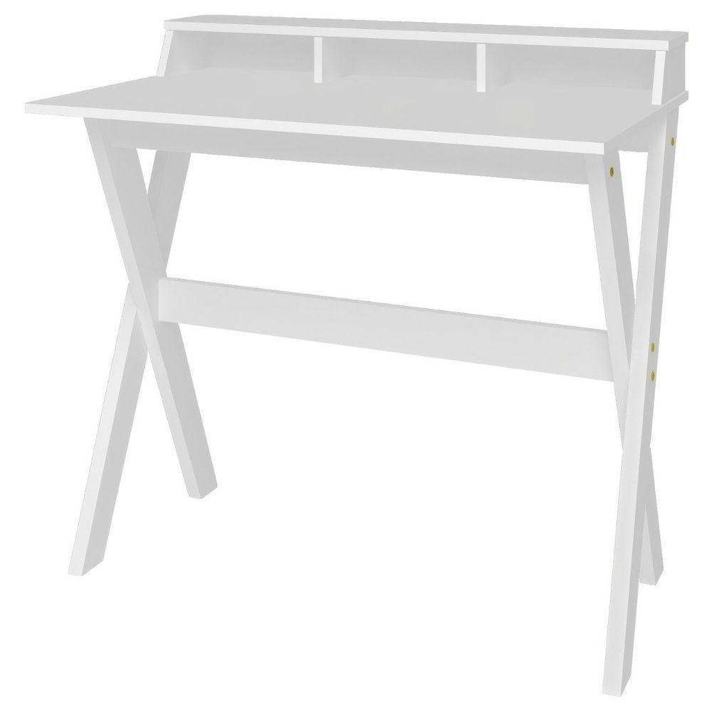 Escrivaninha Multiuso Retrô Mesa Tipo Cavalete Itália Branco - 9