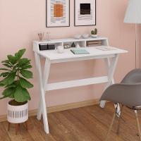 Escrivaninha Multiuso Retrô Mesa Tipo Cavalete Itália Branco - 1