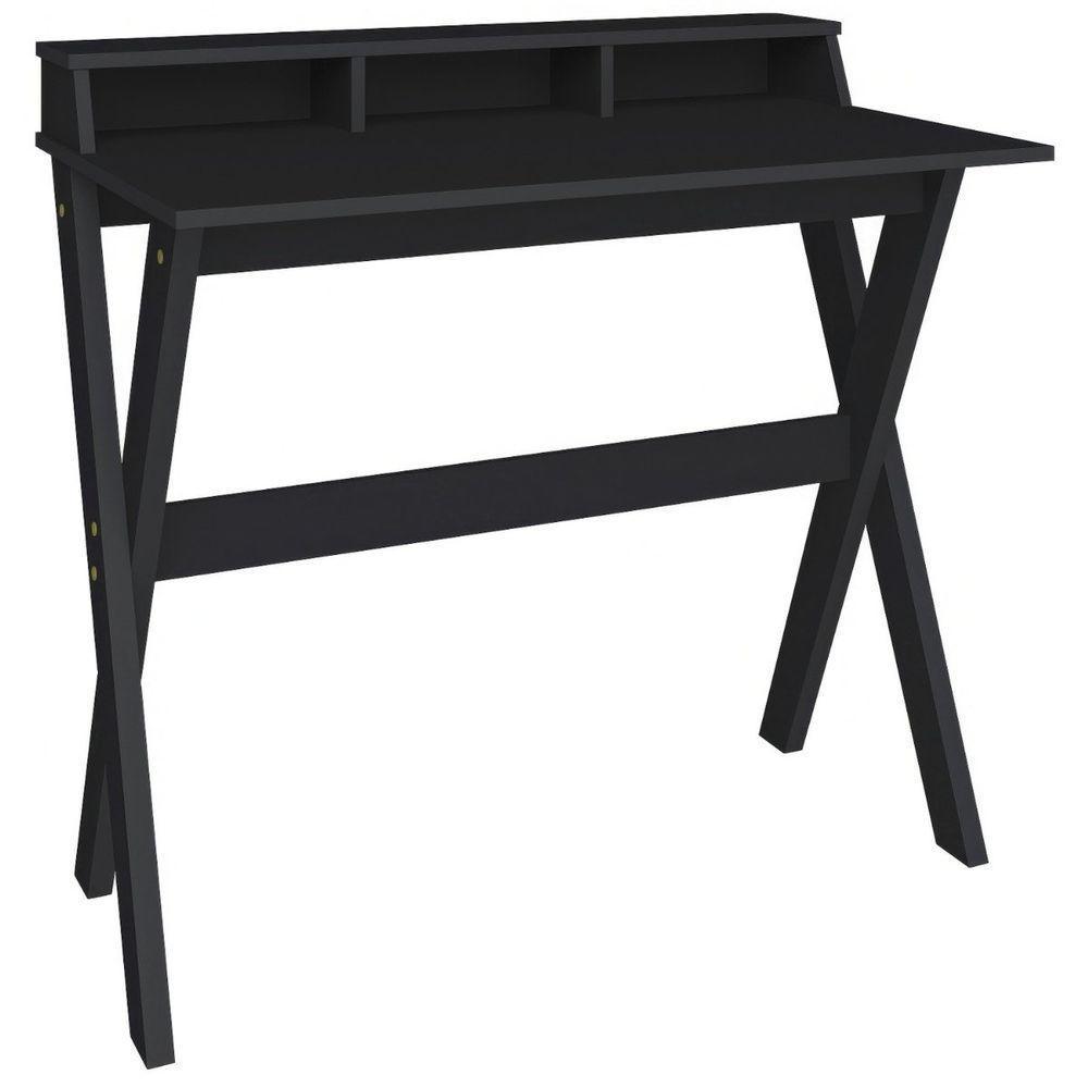 Escrivaninha Multiuso Retrô Mesa Tipo Cavalete Itália Preto - 8
