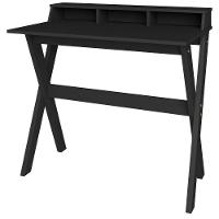 Escrivaninha Multiuso Retrô Mesa Tipo Cavalete Itália Preto - 6