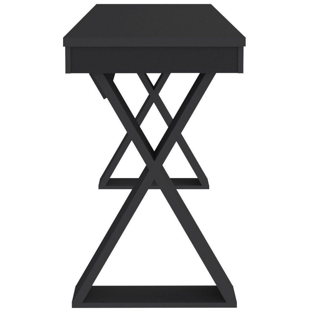 Escrivaninha Mesa De Estudos Para Notebook Veneza Ii Preto - 4