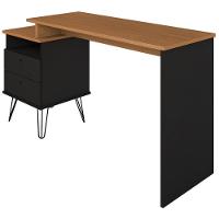 Escrivaninha Plus Home Office 2 Gavetas Freijó-preto - 8