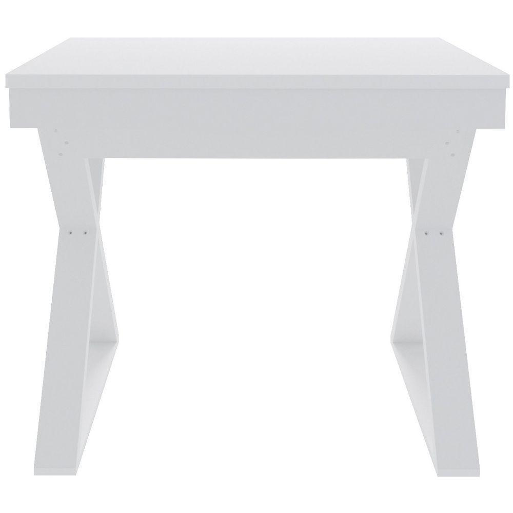 Escrivaninha Mesa De Estudos Para Notebook Veneza Ii Branco - 5