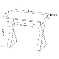 Escrivaninha Mesa De Estudos Para Notebook Veneza Ii Branco - 8