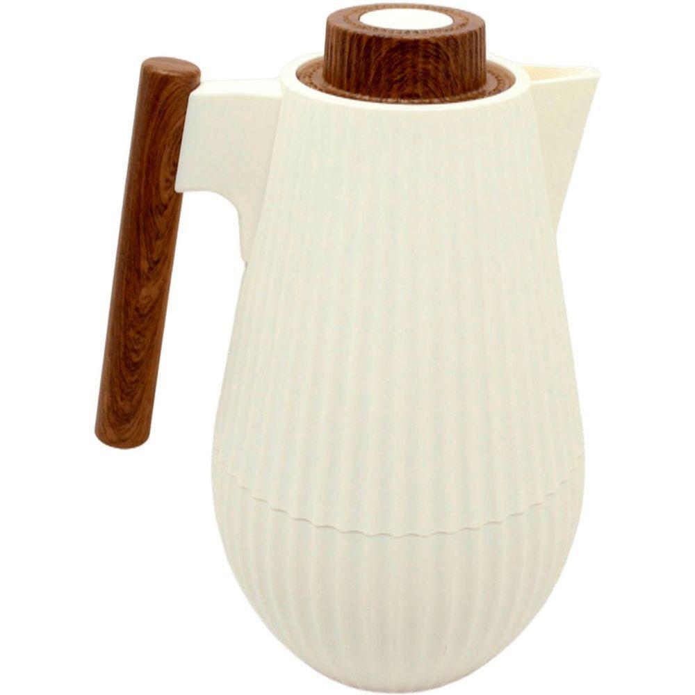 Garrafa Térmica De Mesa Morden White Café Leite Chimarrão 1l - 1