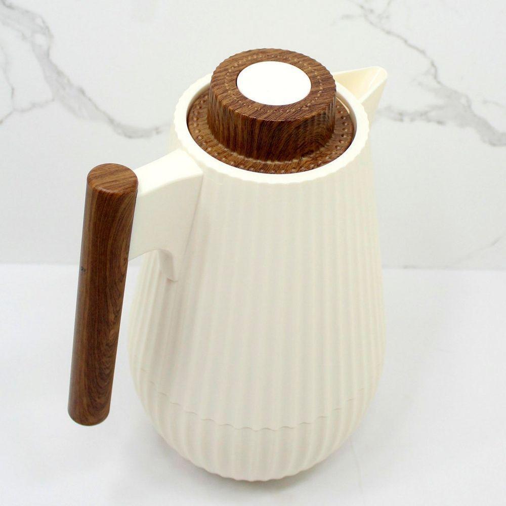 Garrafa Térmica De Mesa Morden White Café Leite Chimarrão 1l - 3