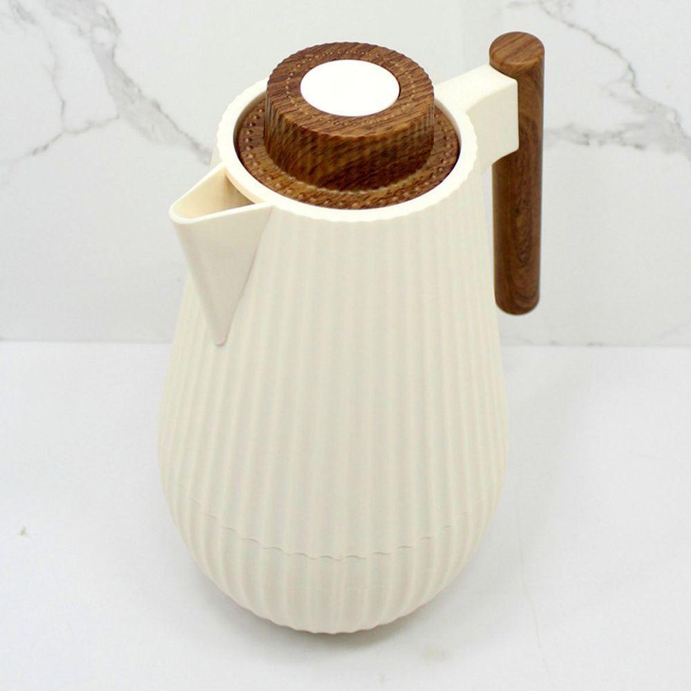 Garrafa Térmica De Mesa Morden White Café Leite Chimarrão 1l - 4