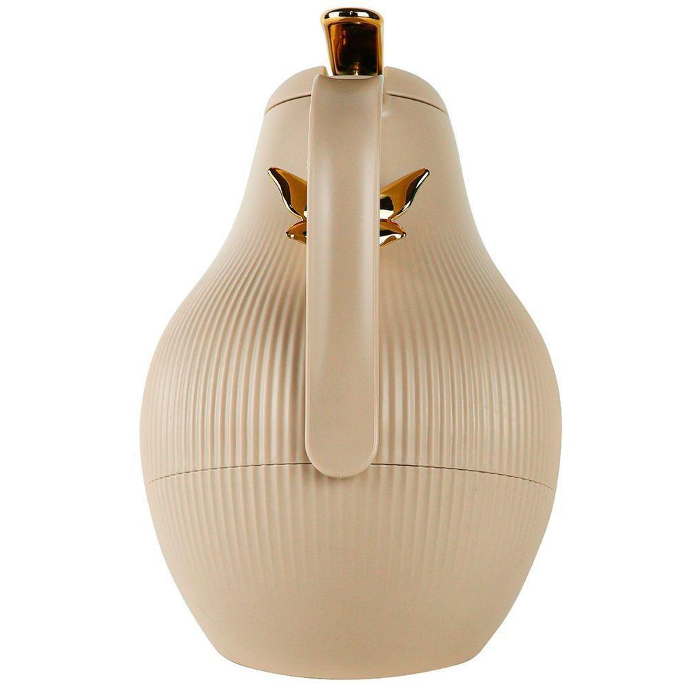 Garrafa Térmica De Mesa Daphne Nude Bege Café Leite Chá 1l - 5