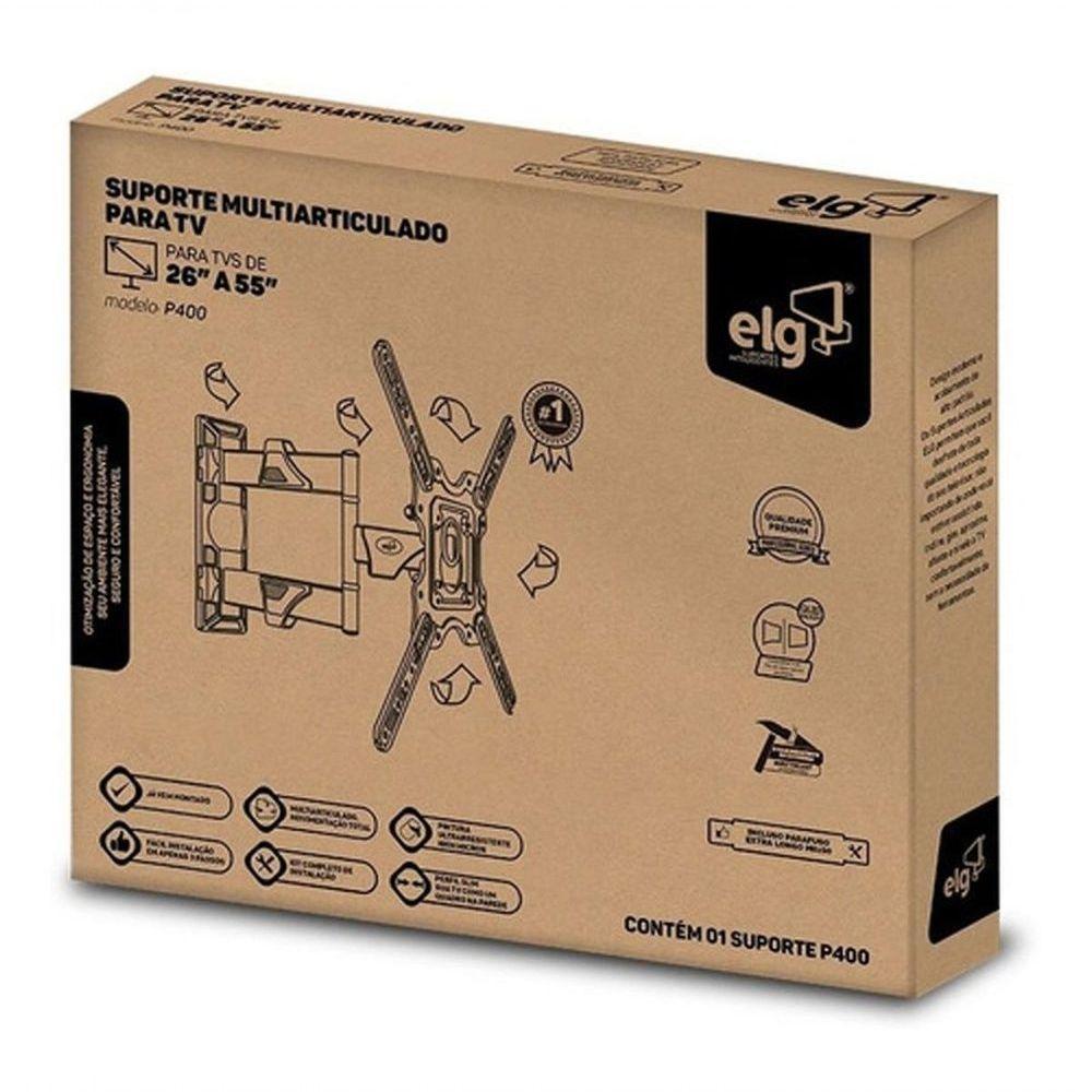 Suporte Articulado De Parede Para Tvs 26 A 55 - P400 - 2