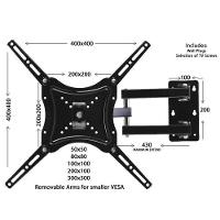 Suporte Tv Led Lcd 14 A 55 Polegadas Tri Articulado - 2