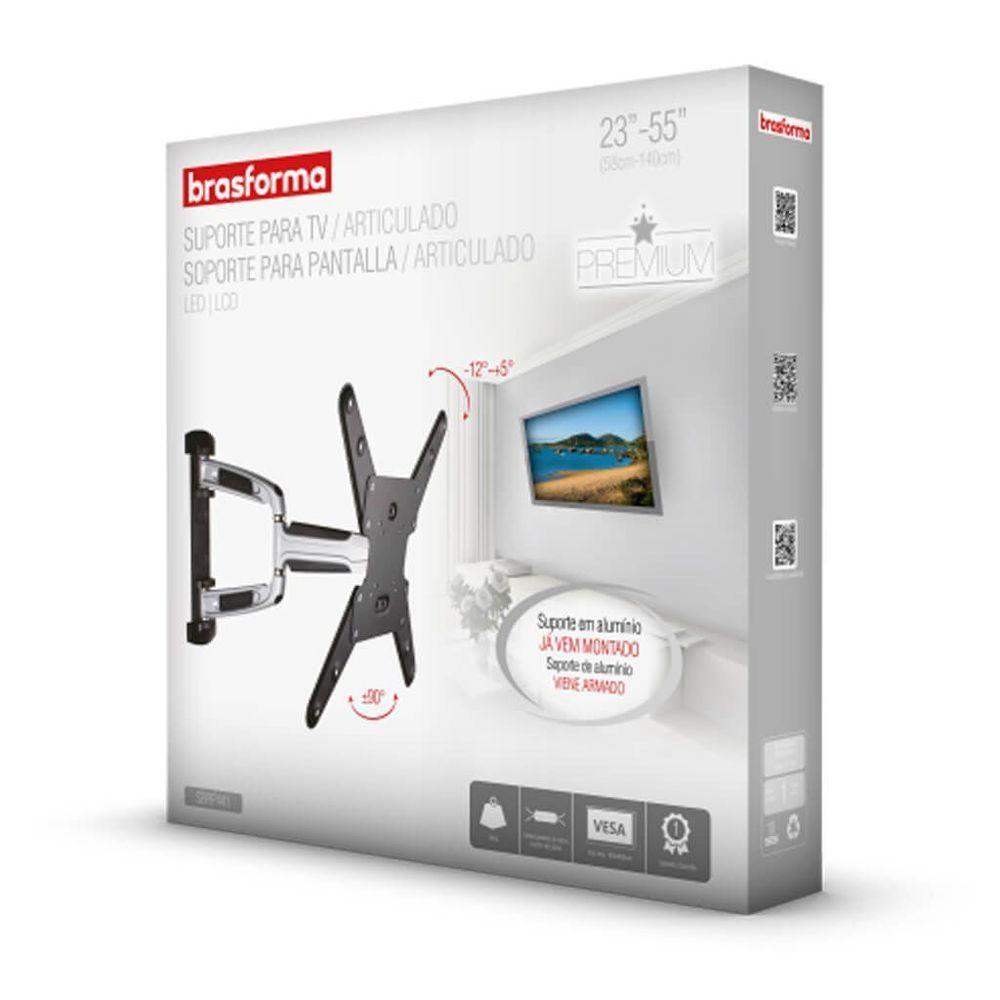 Suporte Para Tv Led, Lcd, Plasma, De 23 A 55 Articulado - 2