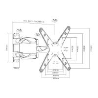 Suporte Articulado Para Tv Led, Lcd, Plasma De 23 A 55 - 3