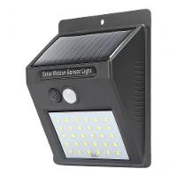 Luminária Solar Led 30 Leds - à Prova D'água - Sensor - 8