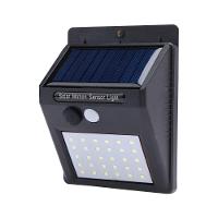 Luminaria Solar Jardim Parede 30 Led Sensor Movimento Gt512 - 1