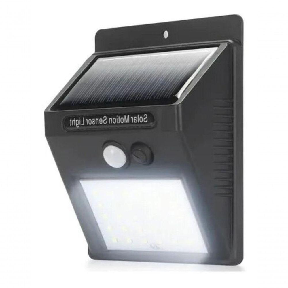 Luminária Solar C/ Sensor De Presença, 30 Leds - 6