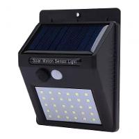 Luminária Solar De Parede Com Sensor Movimento 30 Led - 1