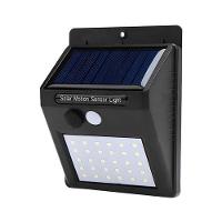 Luminária Solar De Parede Com 30 Leds Sensor De Movimento - 5