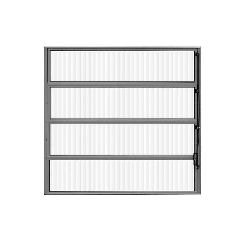 Vitro Basculante Alumínio Brilhante 80 (a) X 80 (l) - Hale - 1