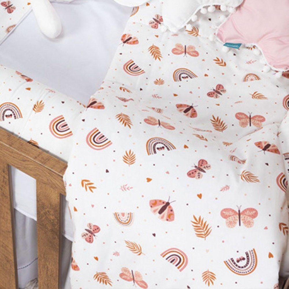 Edredom Dupla Face Para Berço Percal 200 Fios 100% Algodão 1 Peça - Hippie Chic - 2