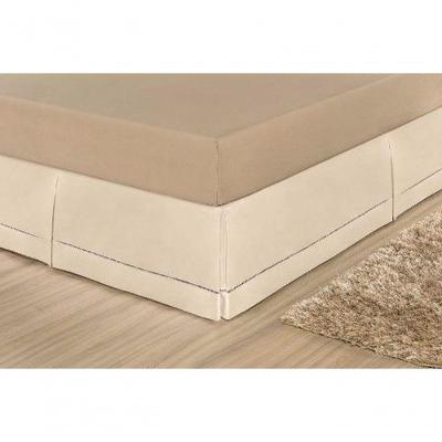 Saia Para Cama Box King Juliana - Palha