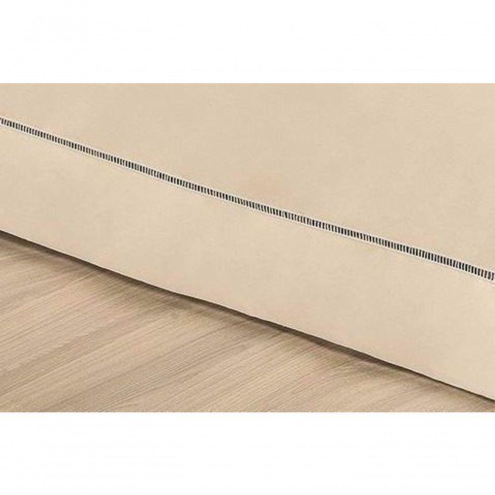 Saia Para Cama Box Solteiro Juliana - Palha - 2