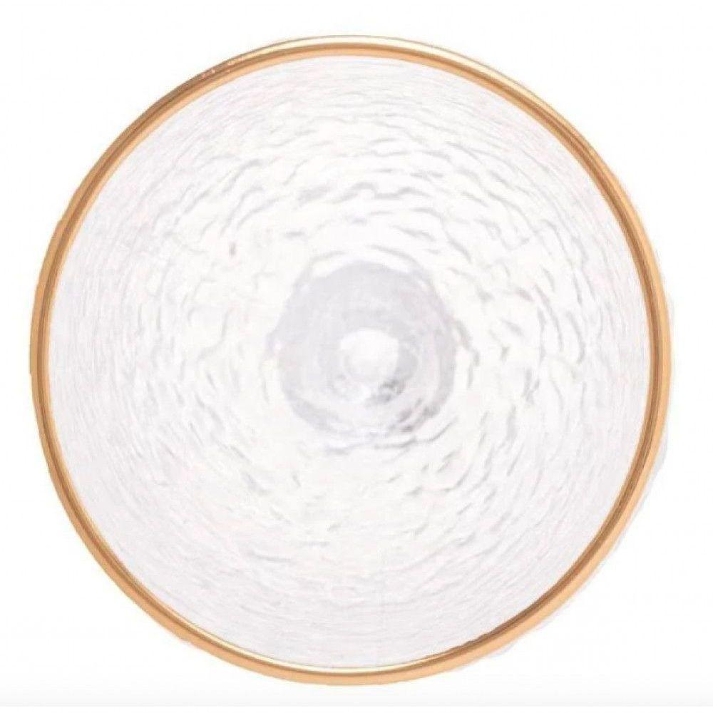 Taça De água Cristal Com Fio De Ouro 320 Ml - Lyor - 2