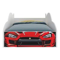 Cama Carro 100% MDF Infantil Montessoriana Com Colchão Incluso Multimóveis MP4323 Vermelho - 9