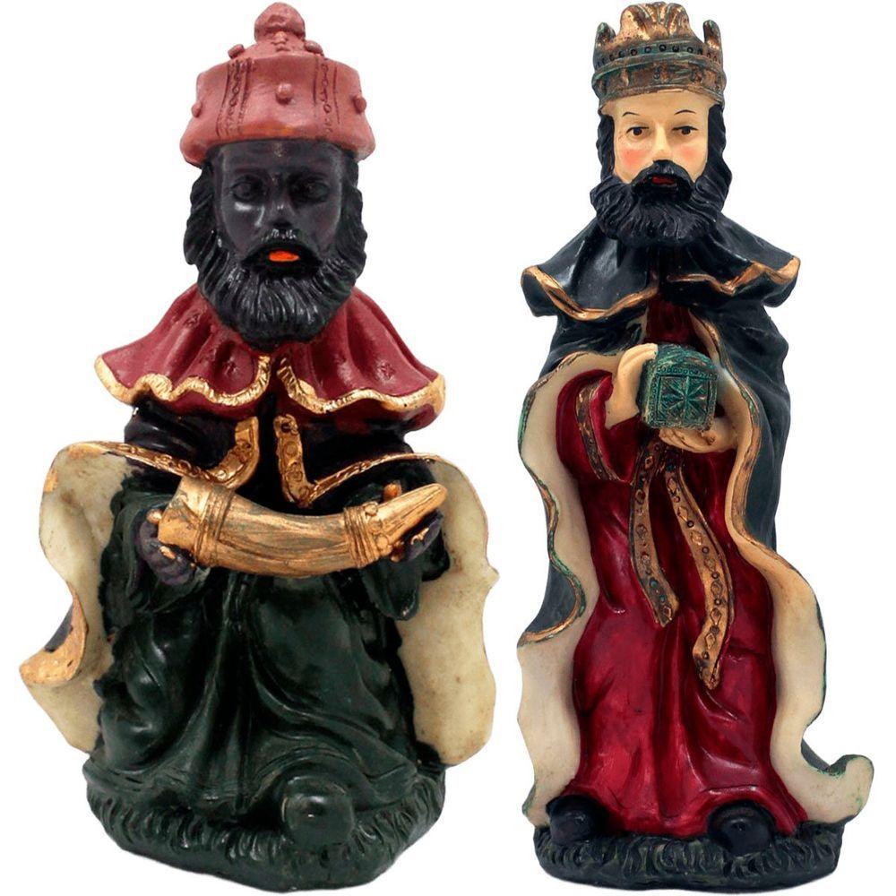 Presépio Natalino Estatueta Nascimento De Jesus Com 11 Peças - 3