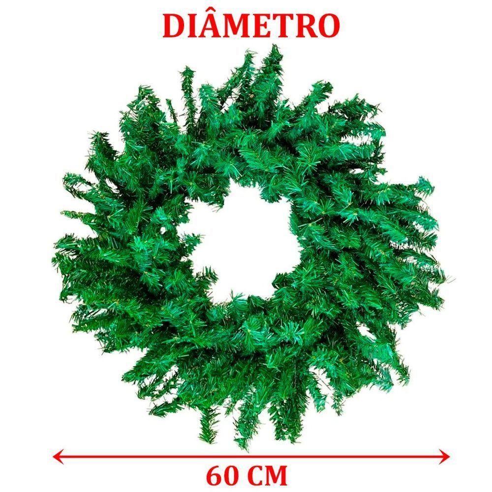 Guirlanda Festão Aramado Decoração Natalino 60cm 160 Galhos - 4