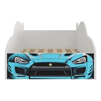 Cama Carro 100% Mdf Infantil Montessoriana Com Colchão Incluso Multimóveis MP4323 Azul Azul