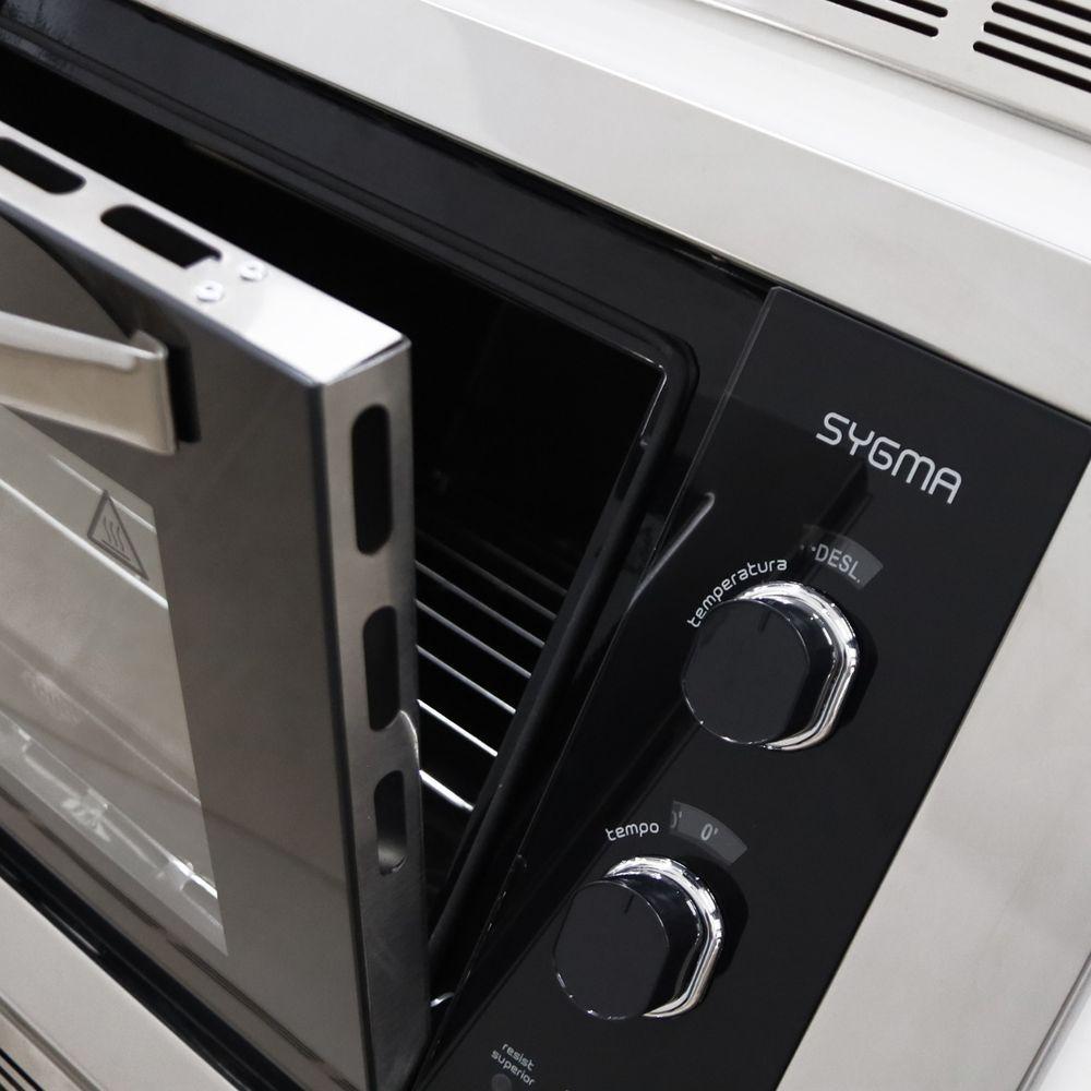 Forno Elétrico Sygma Inox Embutir 46L Layr 127V - 2