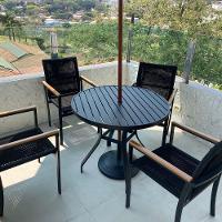 Jogo Conjunto De Mesa 4 Cadeiras Jardim Piscina Em Corda Náutica E Aluminio Preto - 3