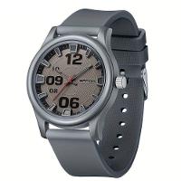 Relógio Feminino De Quartzo - à Prova D'água, Leve Com Pulseira De Silicone Cinza - 1