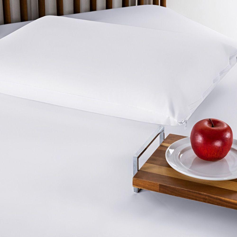 Protetor De Colchão Block Sem Ruído 100% Impermeável Solteiro Macio - Branco - 3