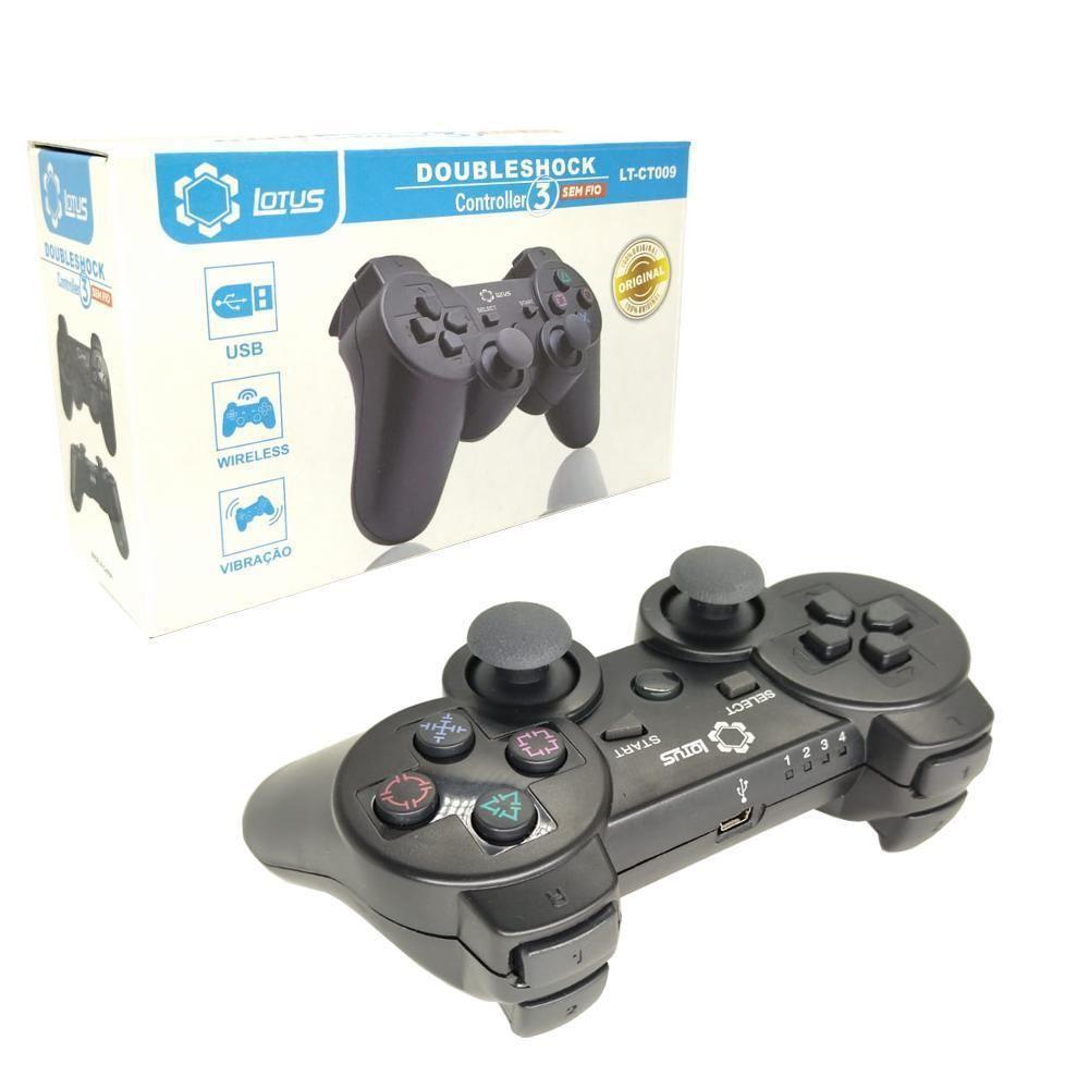Kit 10 Controle PS3 Joystick Wireles S Fio Doubleshock Ct009 - 6