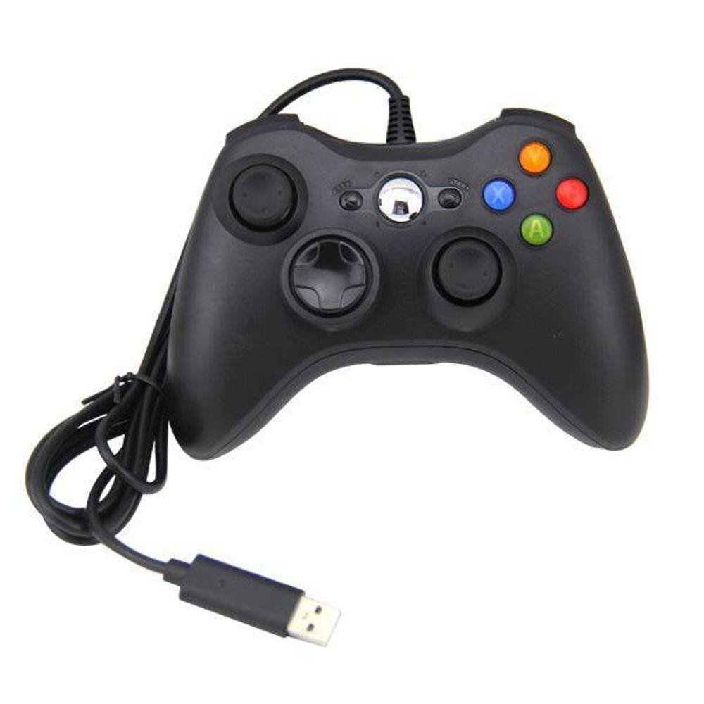 Controle Usb Com Fio Xbox 360 Para Computador Pc Notebook - 4