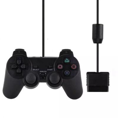 Controle PS2 e PS1 C-fio Dualshock Analogico Preto Shinka