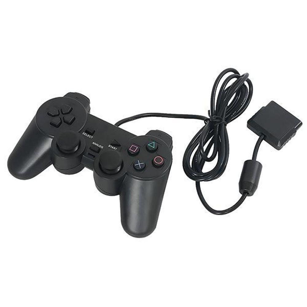 Controle PS2 Com Fio Manete Dualshock Playstation 2 e 1 - 1
