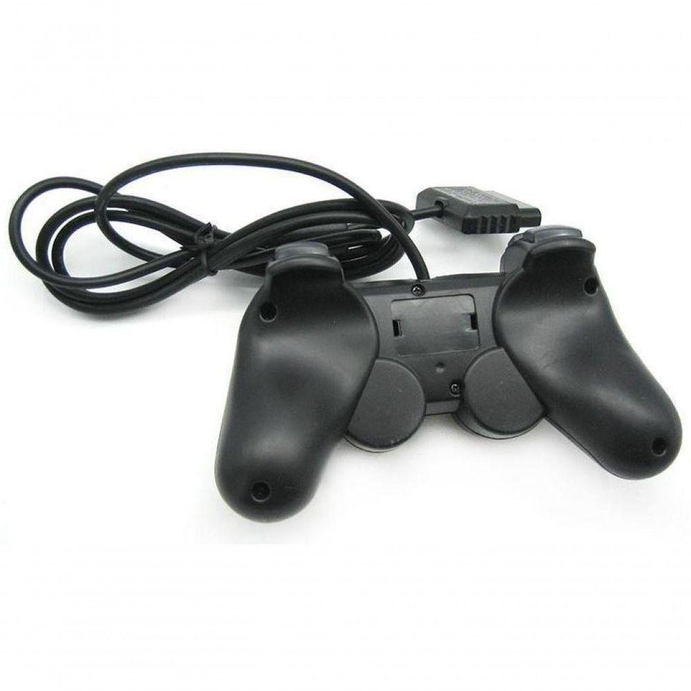 Controle Playstation 2 Dualshock 2 PS2 Slim Joystick Preto - 7